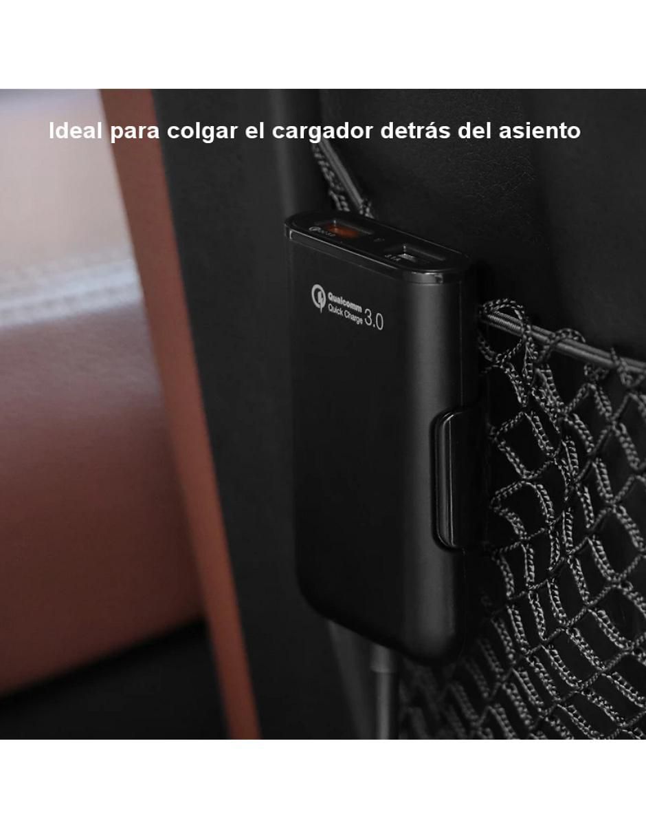 Cargador auto USB 3