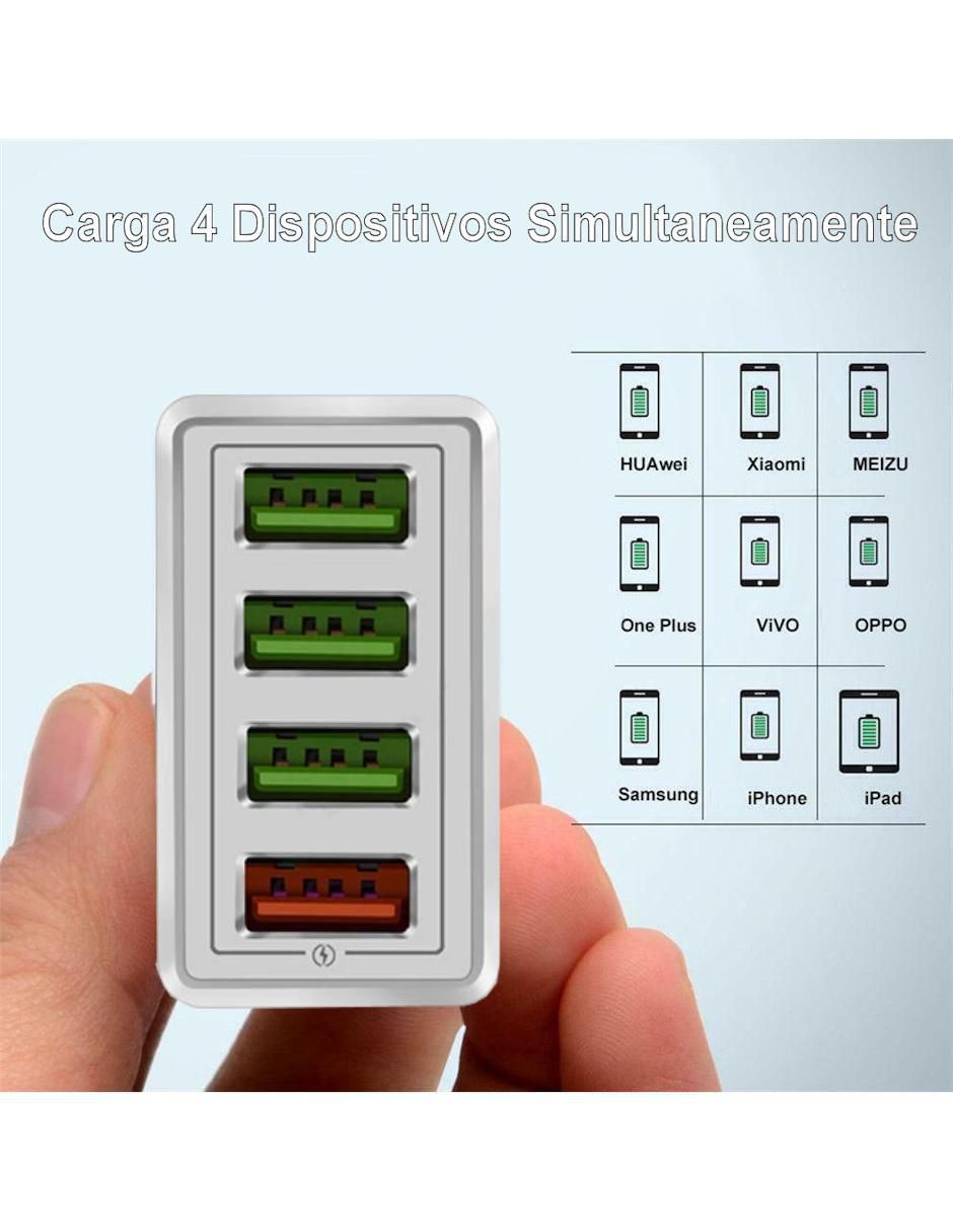 Cargador pared USB tipo A 2