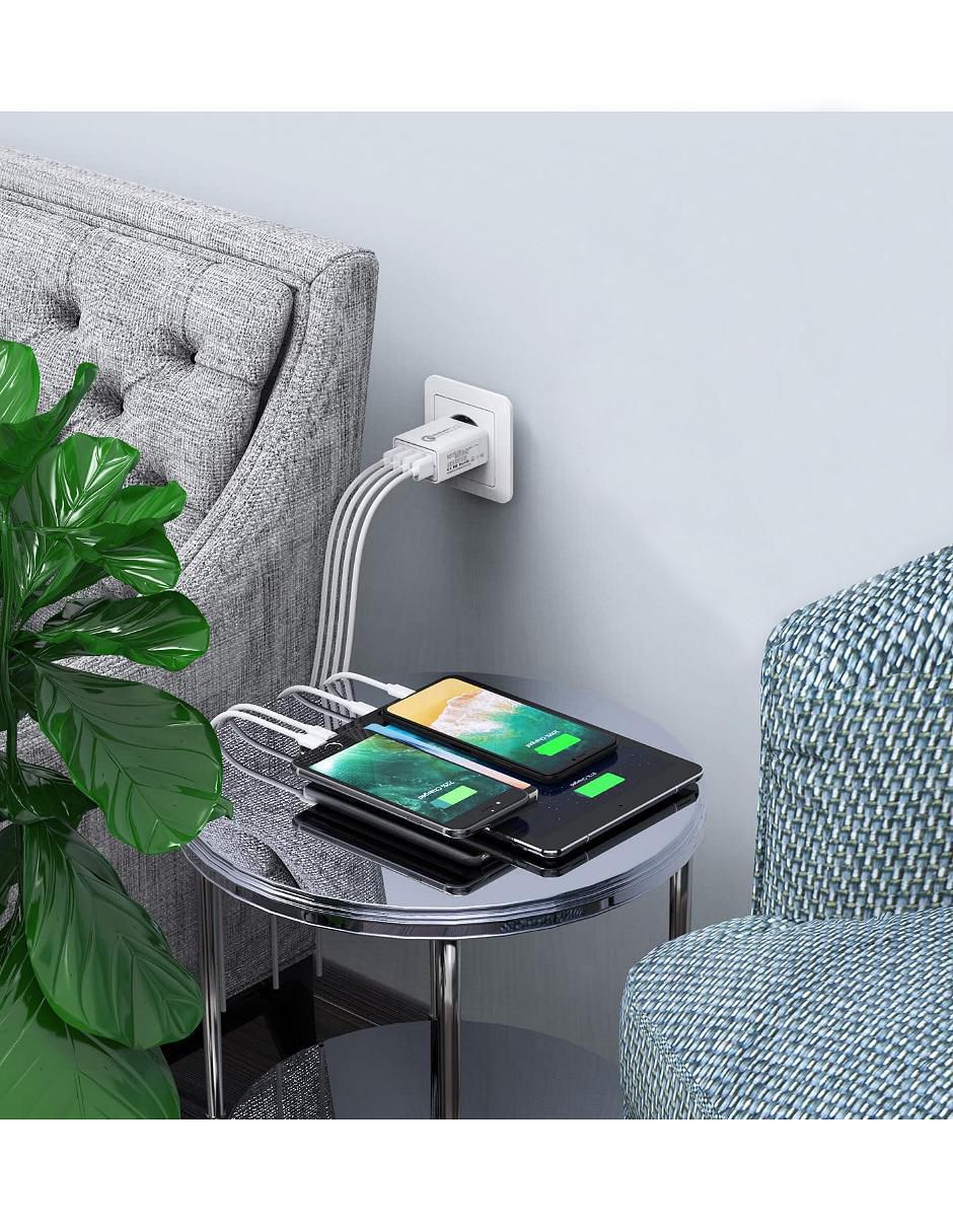 Cargador pared USB tipo A 3