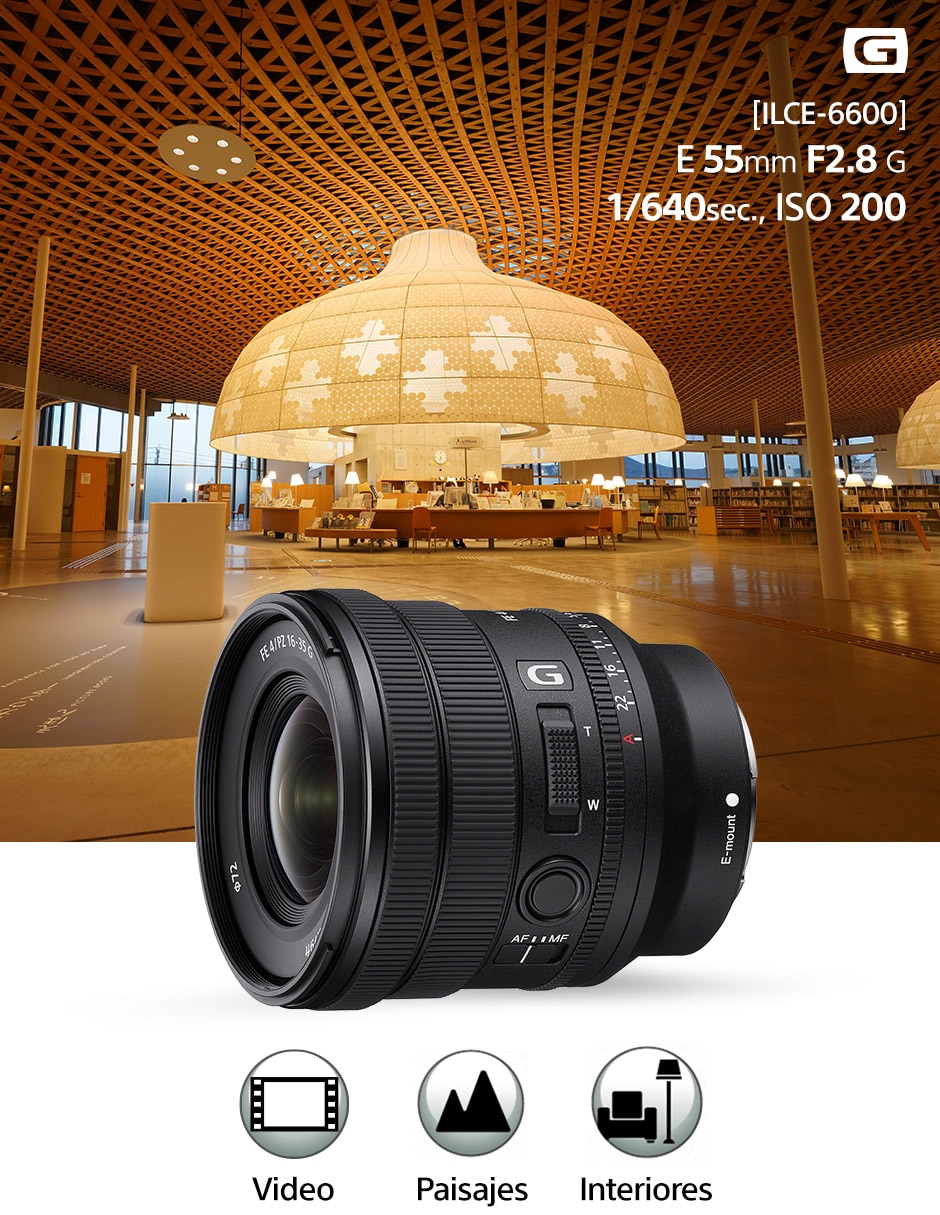 Lente 16 a 35 mm f / 4 E-Mount 6