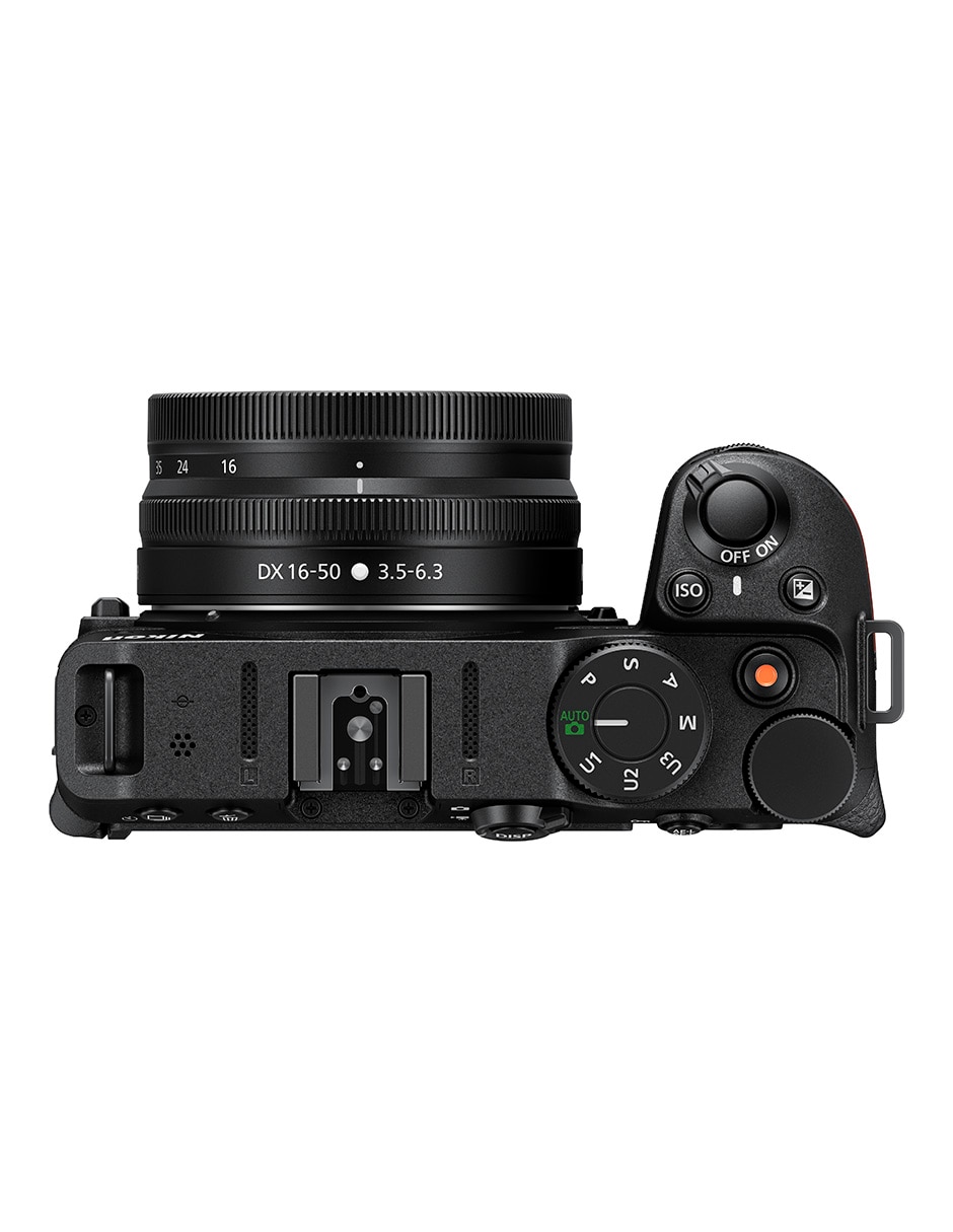 Cámara sin espejo Z30 con lente 16 a 50 mm f / 4.5 7