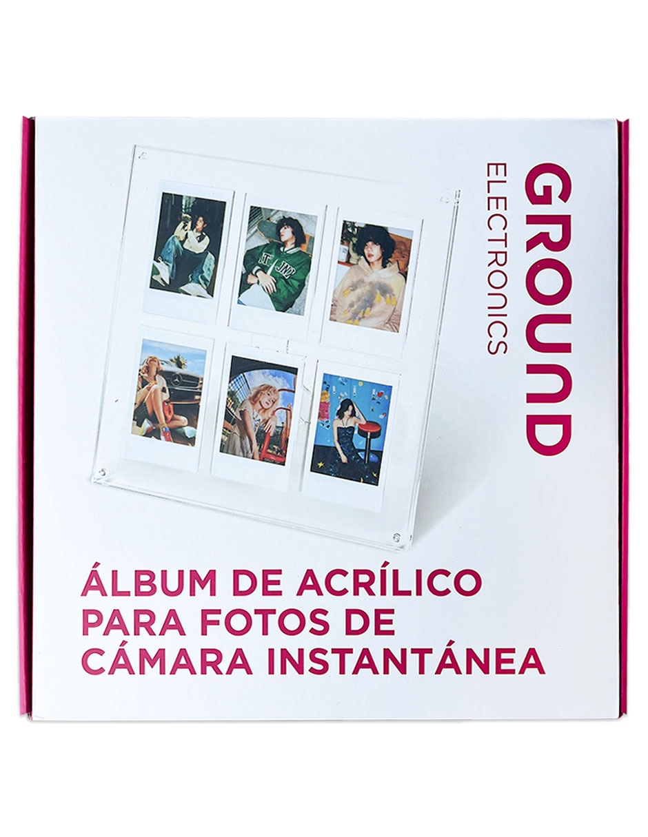 Portarretrato de plástico para 6 fotos 6