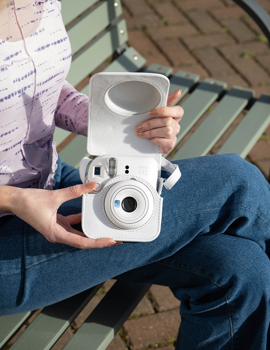 FUNDA INSTAX MINI 12,1 PZA,BLANCO