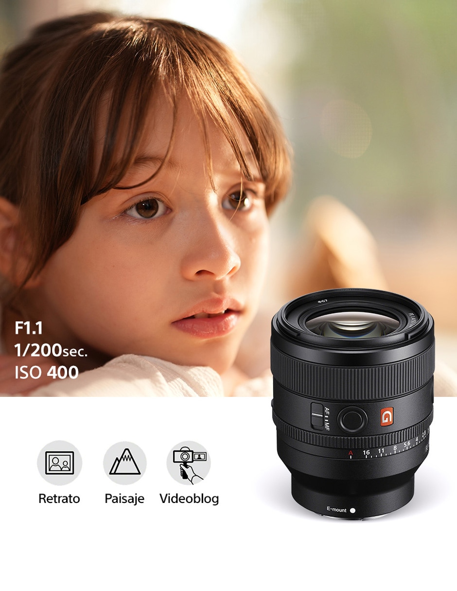 Lente 50 mm f / 1.4 E-Mount 6