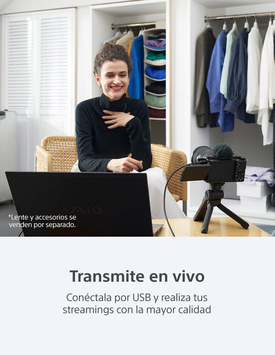 Cuerpo cámara sin espejo modelo ZV-E1 5