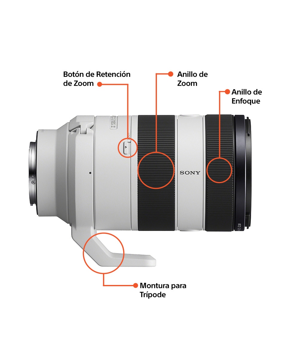 Lente 70 a 200 mm f / 4 E-Mount 8