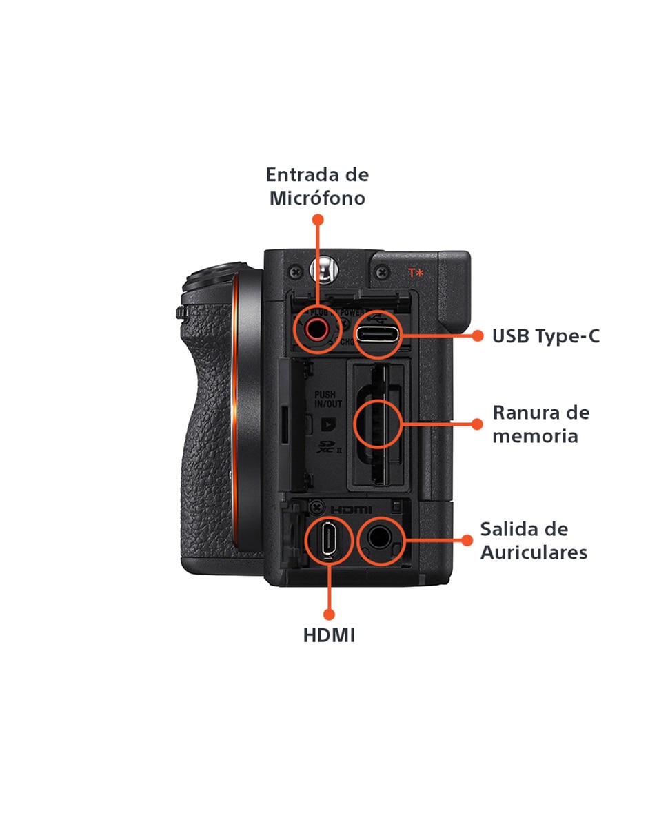Cámara sin espejo modelo ILCE-7CR/BQ 3