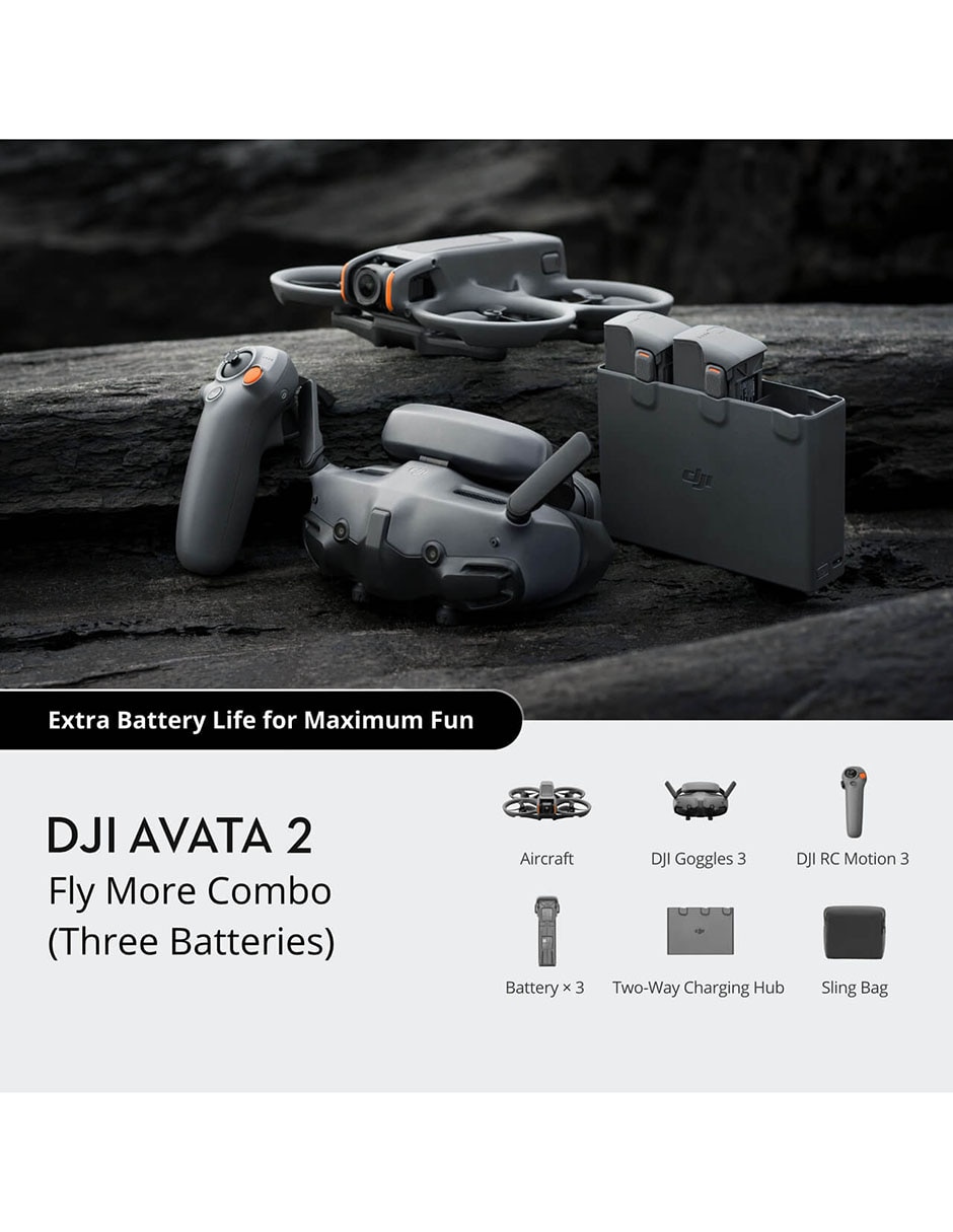 Dron modelo Avata 2 Flymore HD 25 min de vuelo
