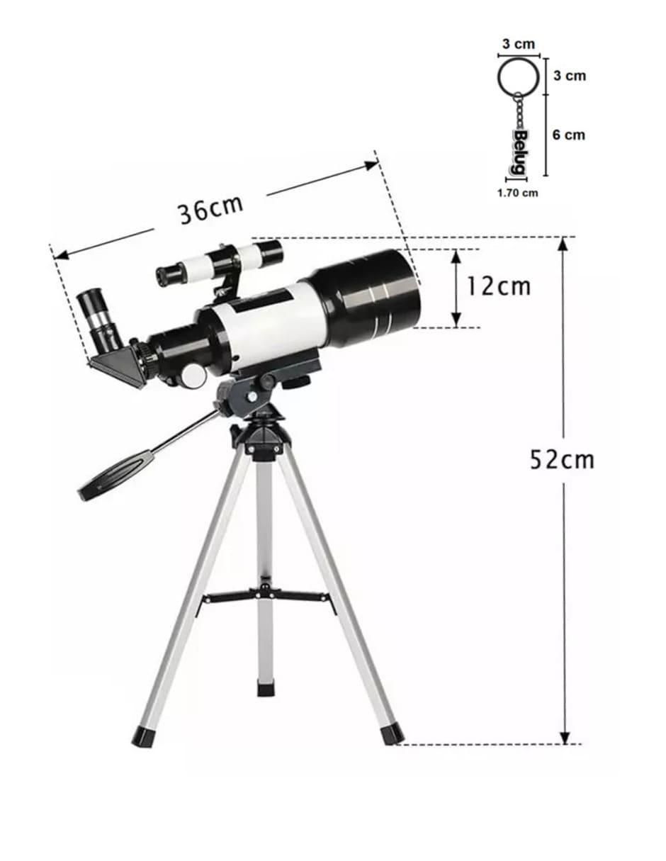 Telescopio monocular refractor 6