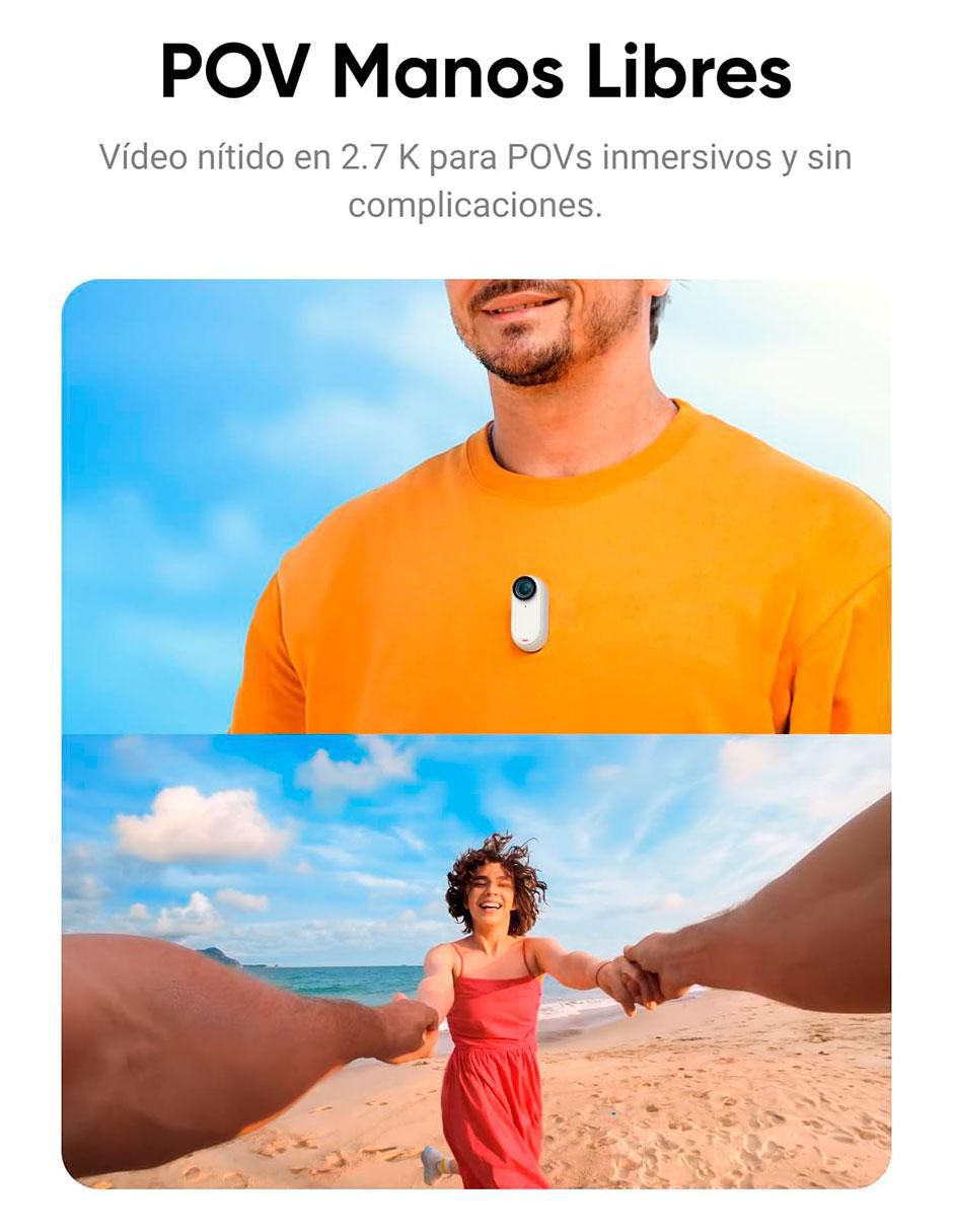 Cámara de acción Go 3 128 GB 2.7K 5