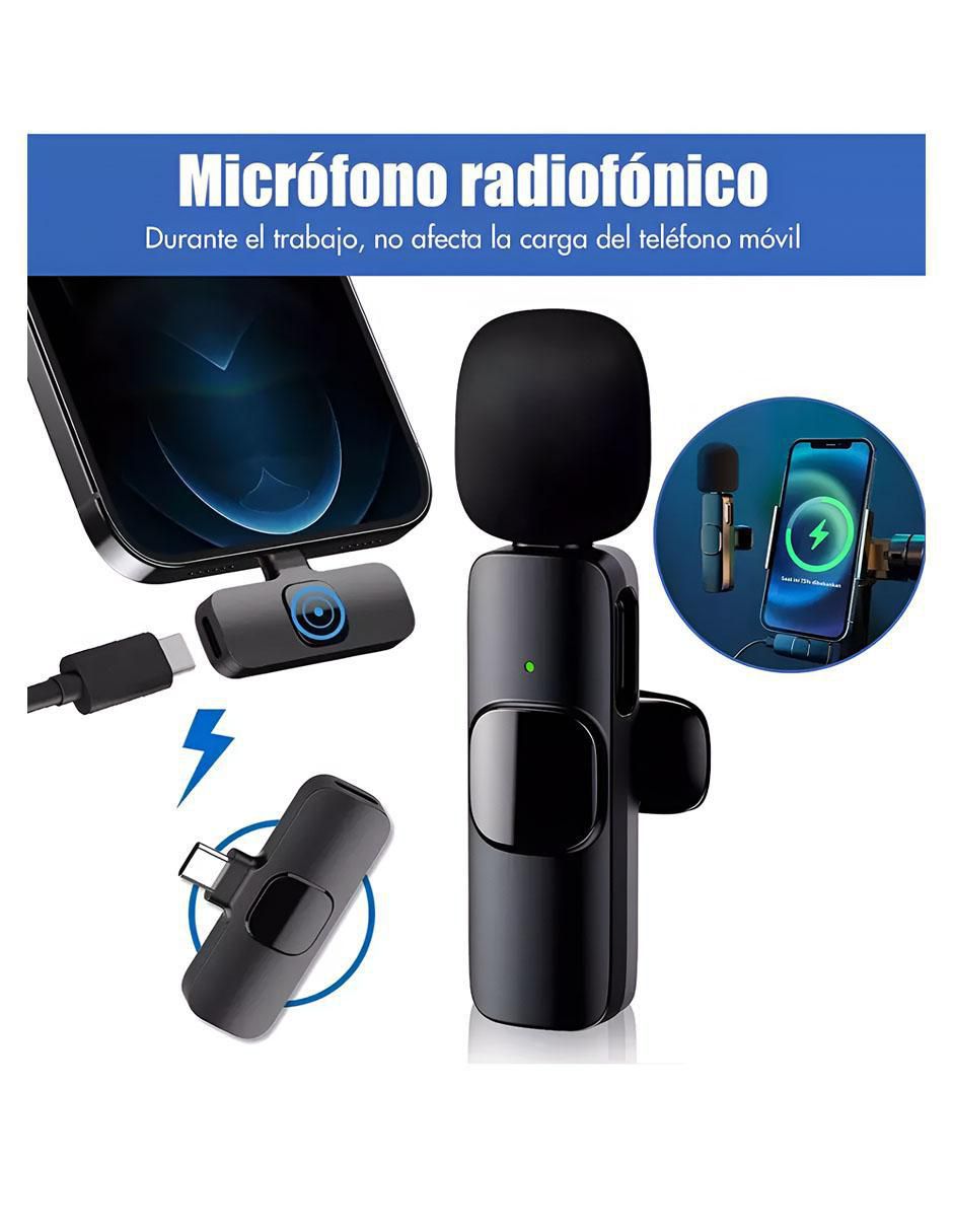 Micrófono micrófono estéreo lavalier Inalámbrico 7