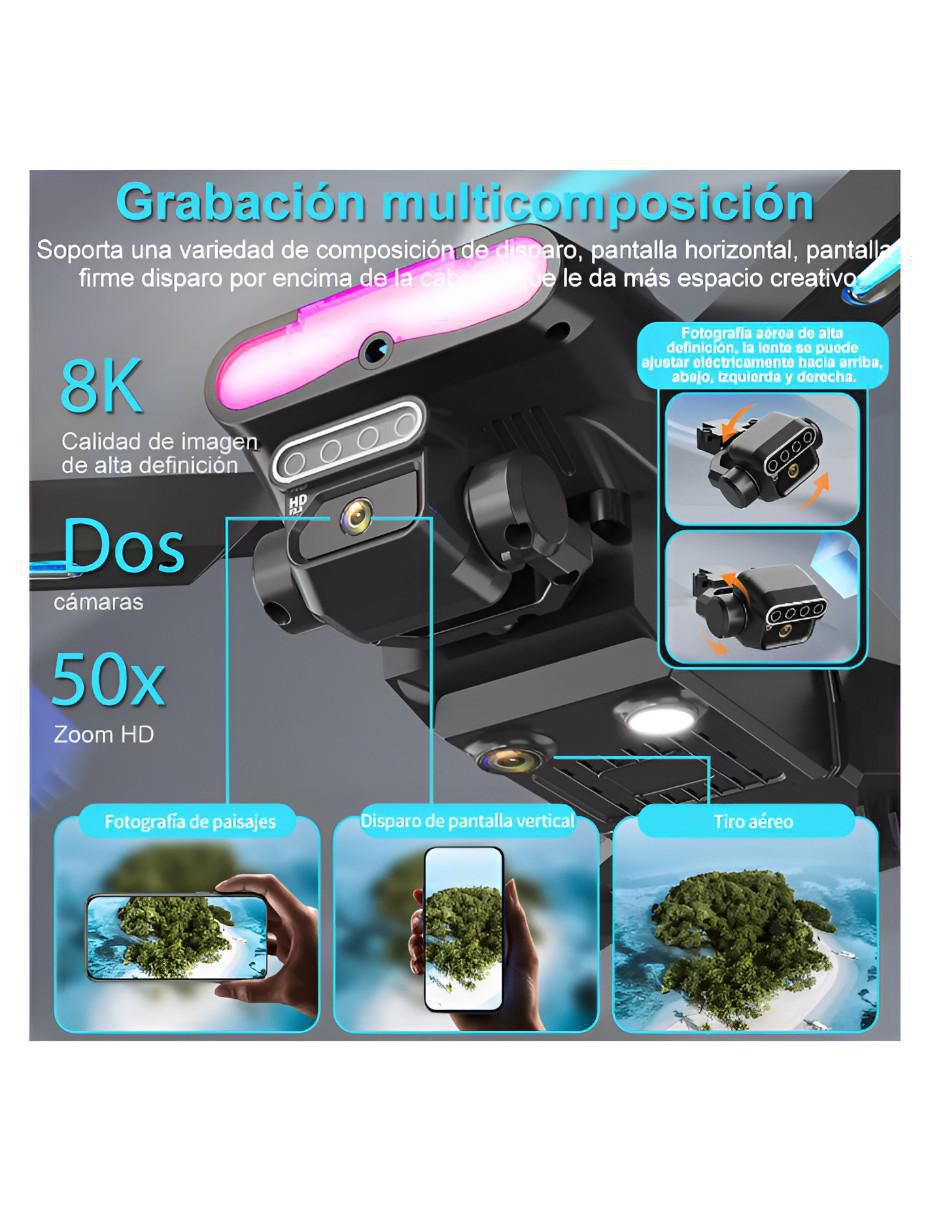 Dron modelo W512Nd HD 20 min de vuelo 7