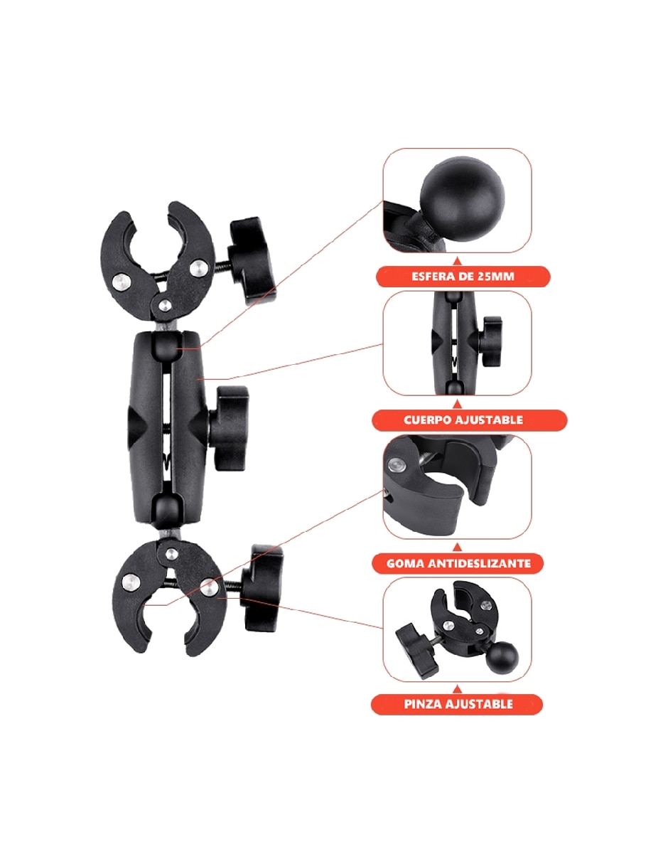 Soporte para cámara de plástico y metal 3