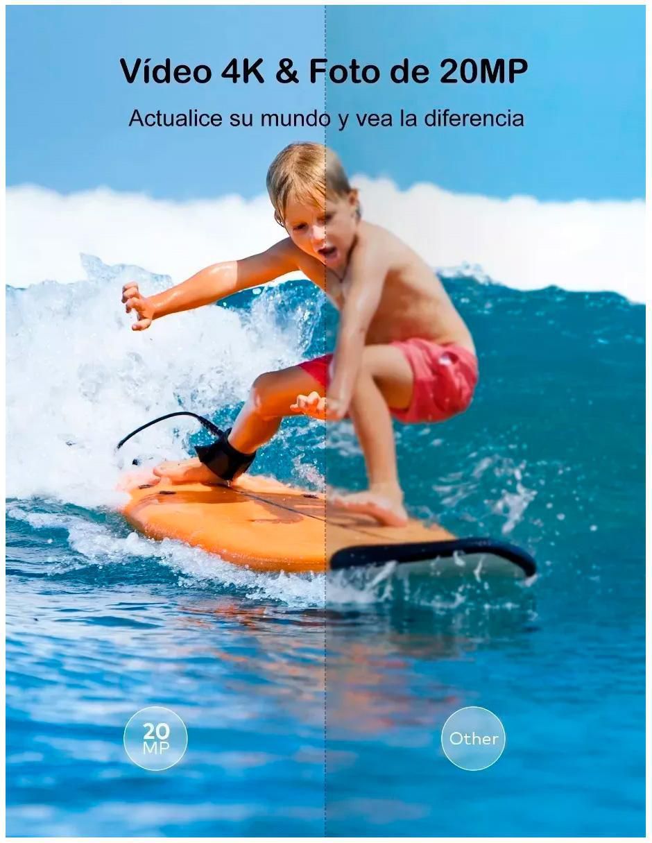 Cámara de acción GA100 4K/UHD 7