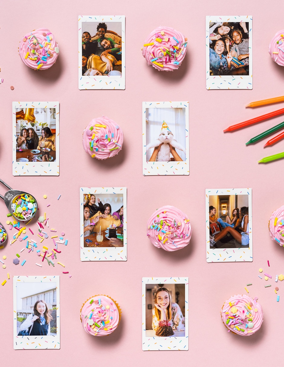 Papel fotográfico modelo Instax mini Sprinkles 3