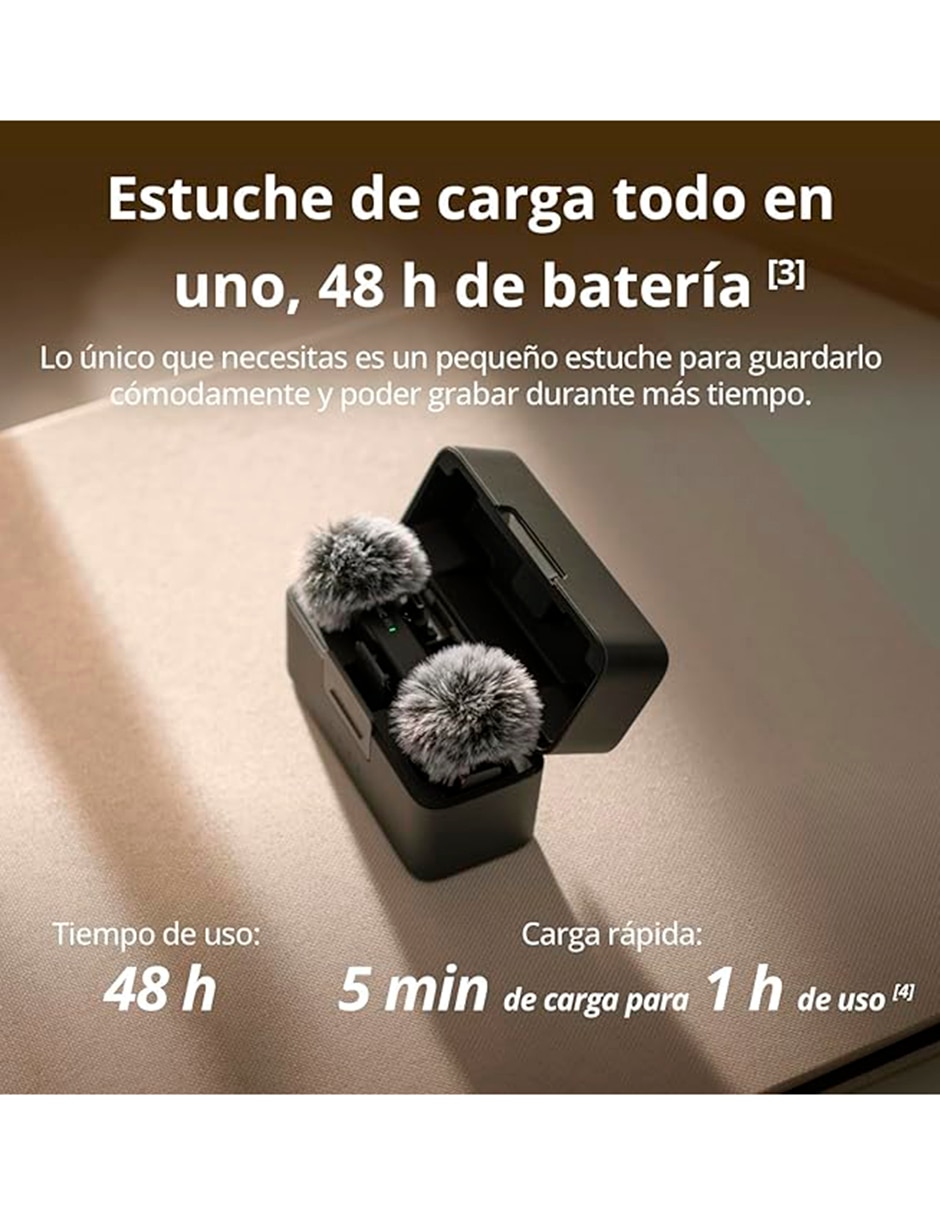 Micrófono portátil Inalámbrico mic mini 4