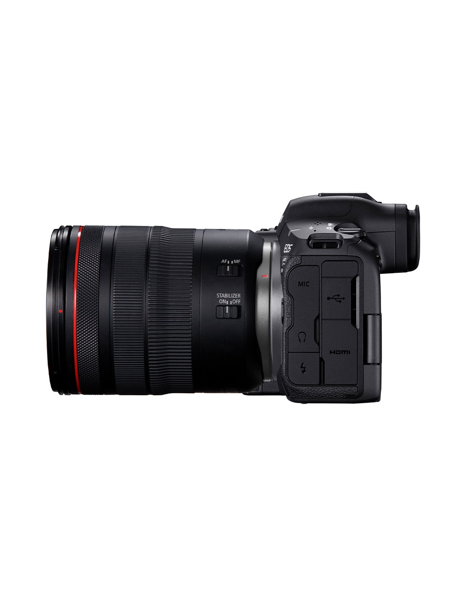 Kit de cámara sin espejo y accesorios modelo EOS R5 MARK II con lente zoom f / 4 3