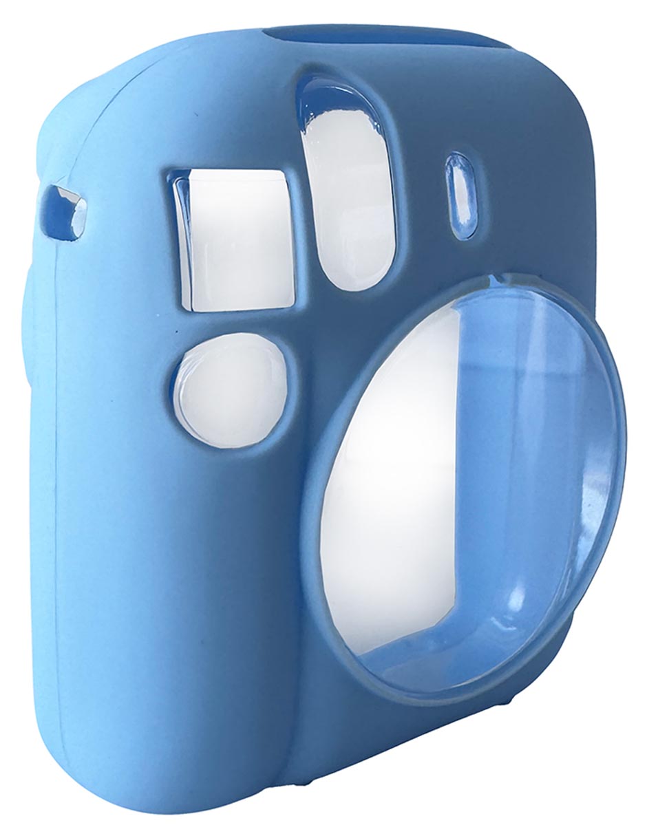 ESTUCHE MINI 12 SILICON AZUL