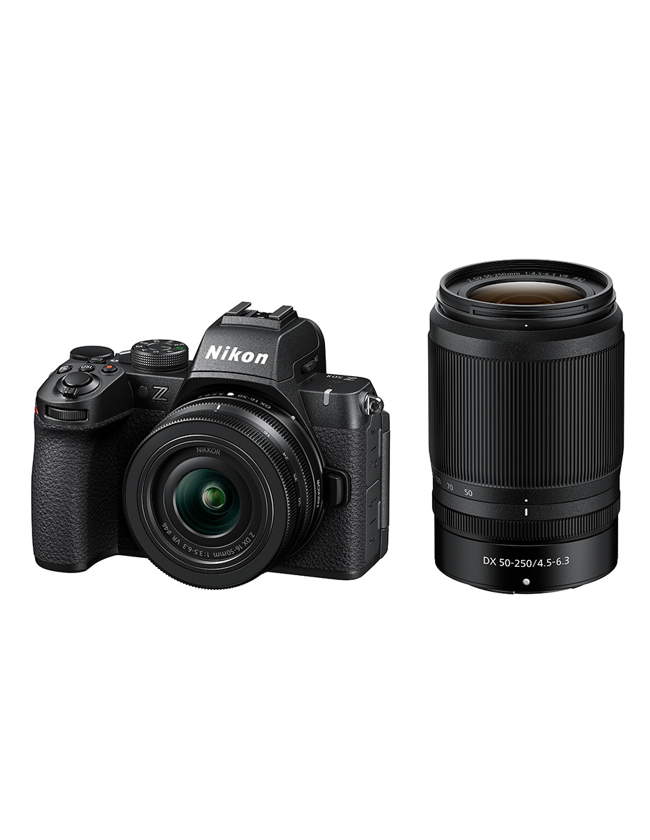 Kit cámara sin espejo y accesorios modelo VOK150YU con lente zoom f / 3.5