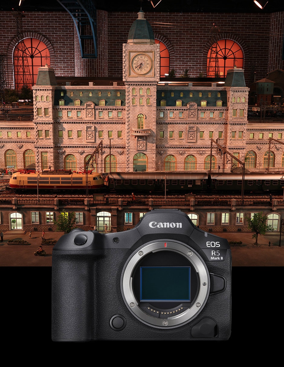 Cuerpo camara sin espejo modelo EOS R5 Mark II 7