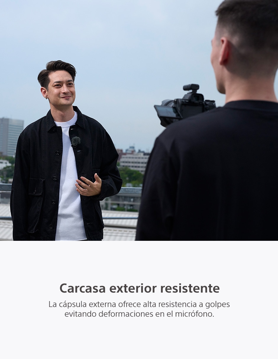 Micrófono portátil alámbrico ecm-l1 4