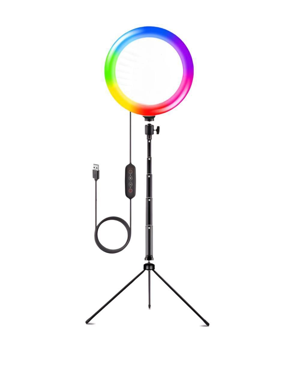 Luz Rgb Led Aro De Luz PequeÃ±o Mercado Libre 10 Pulgadas Aro Luz Led