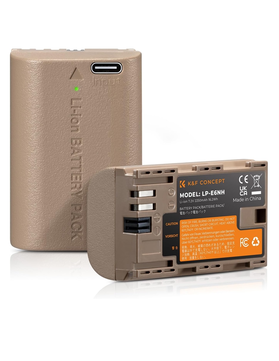 Batería recargable para cámara 2200 mAh Tipo LP-E6NH 2