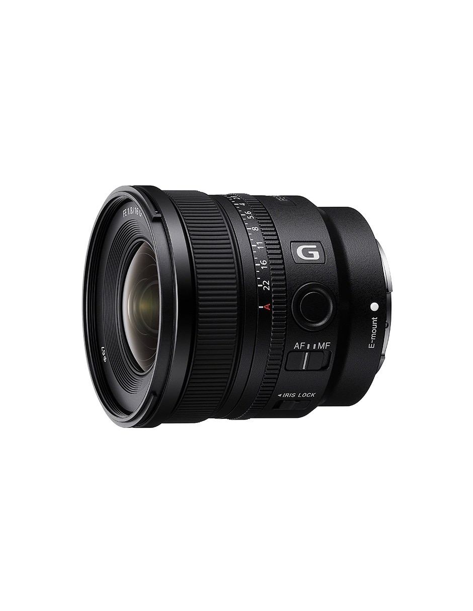 Lente gran angular modelo sel16f18g 67 mm f / 1.8 para montura e