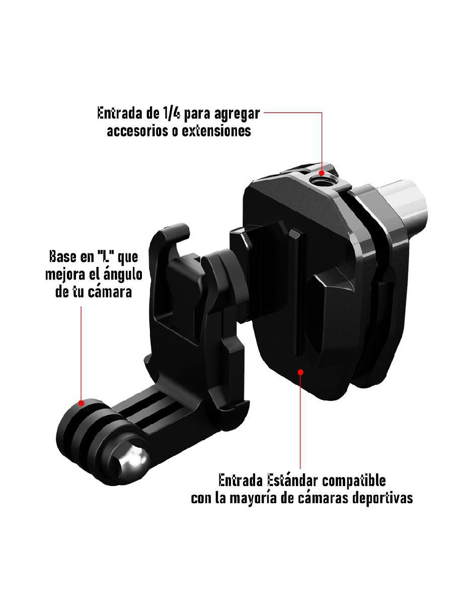 Adaptador y montura para cámara GoPro, Sport Cam, Action Cam BS-PB-01 3