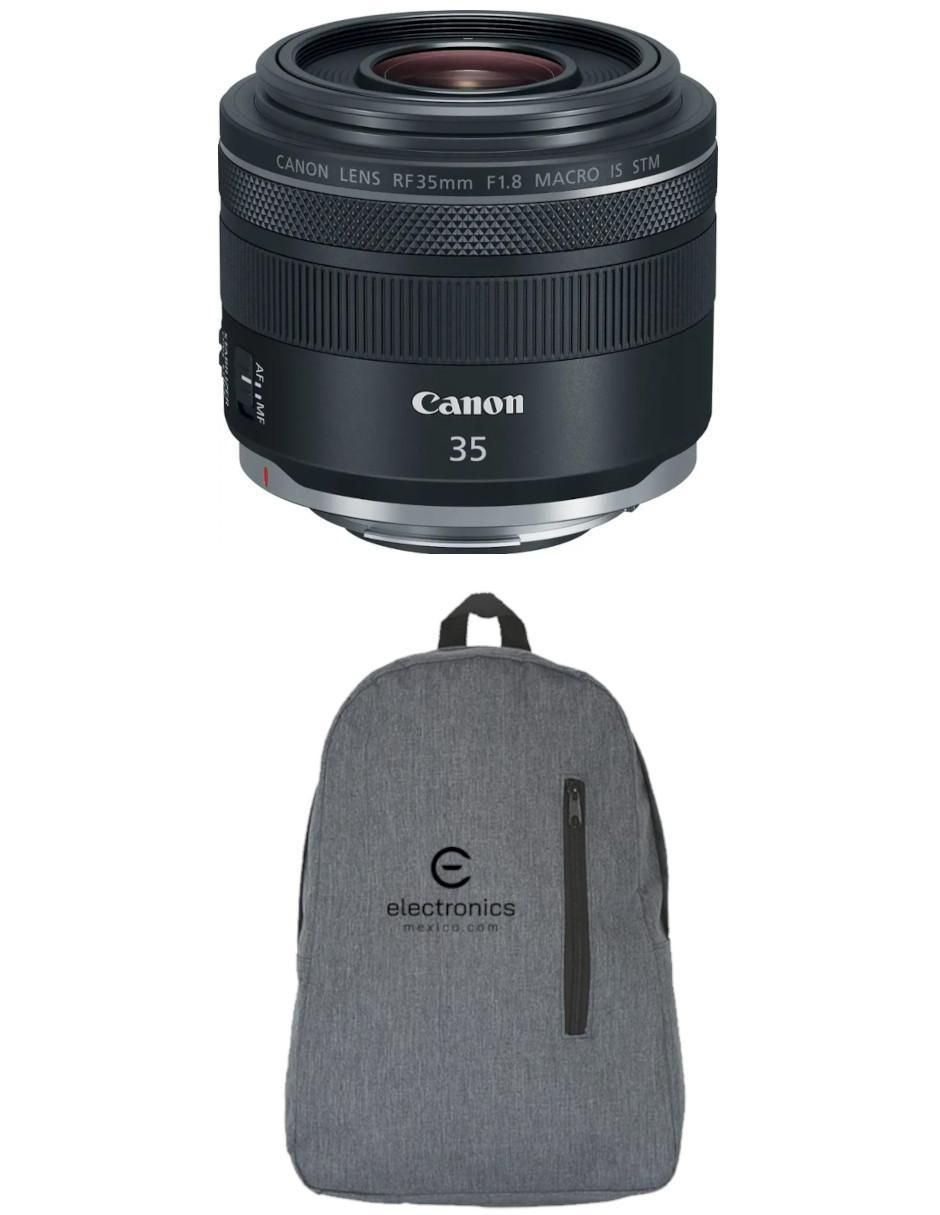 Lente macro modelo rf35mm mochila 52 mm f / 1.8 para cámara canon serie eos r