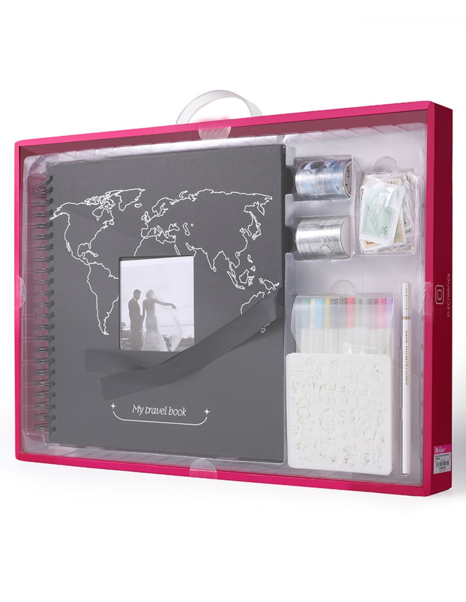 Kit álbum My travel book 38 hojas 2