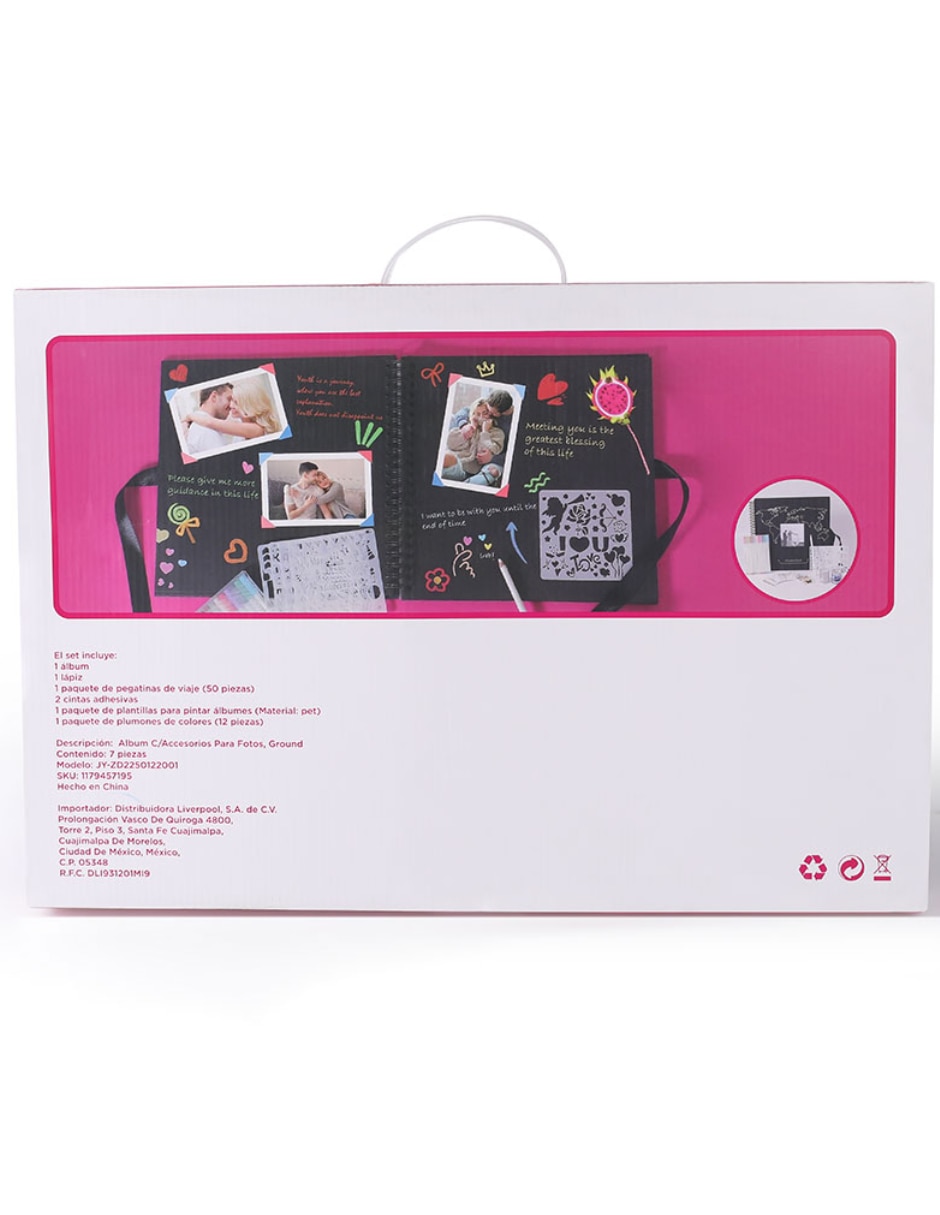 Kit álbum My travel book 38 hojas 3