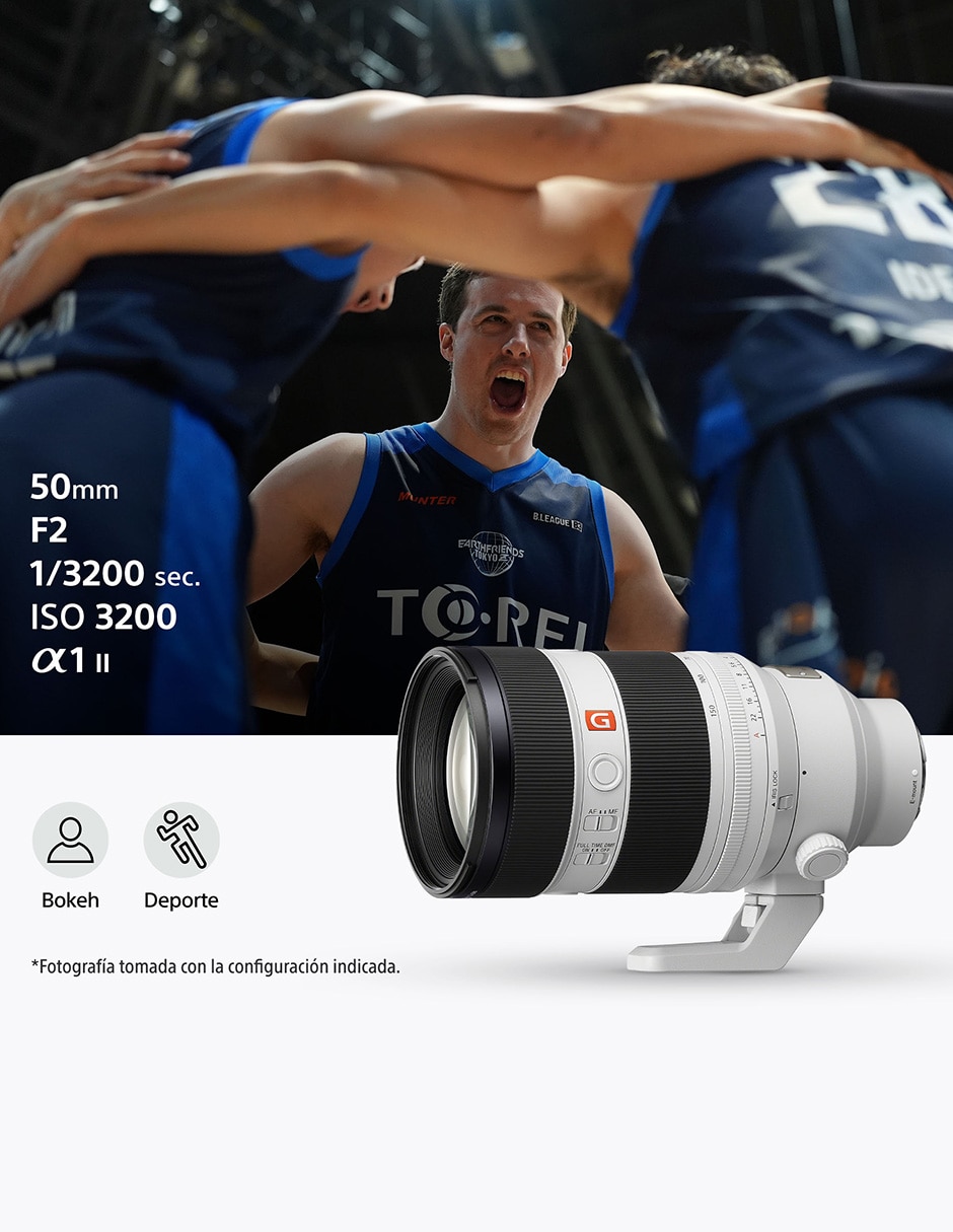Lente 50 a 150 mm f / 2 E-Mount 2