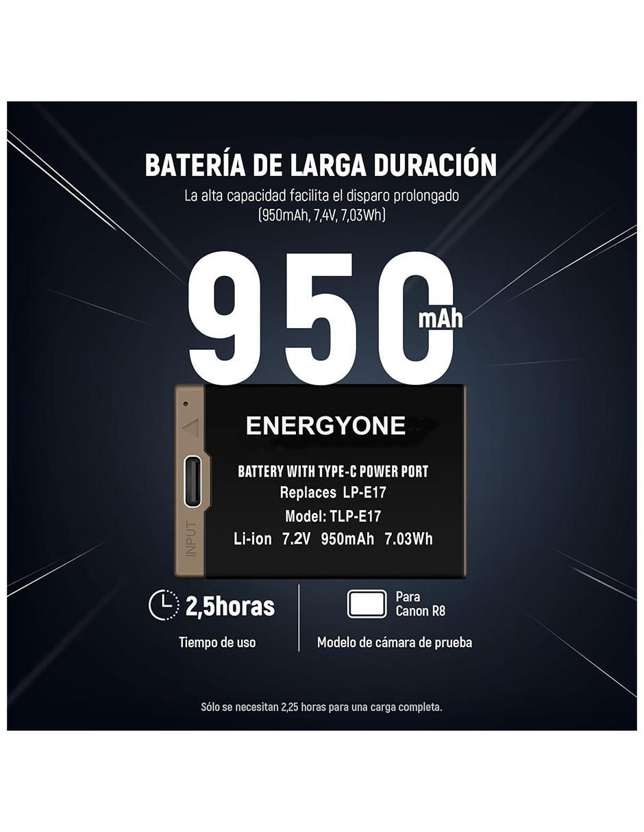 Batería recargable 950 mAh tlp-e17 4