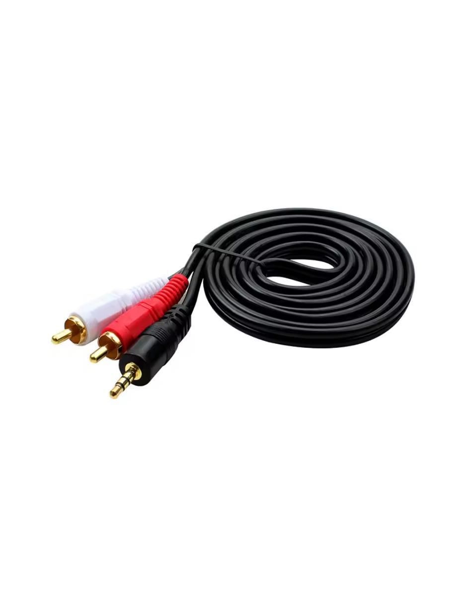 Cable RCA a tipo auxiliar 3.5 mm de 7.5 m 2