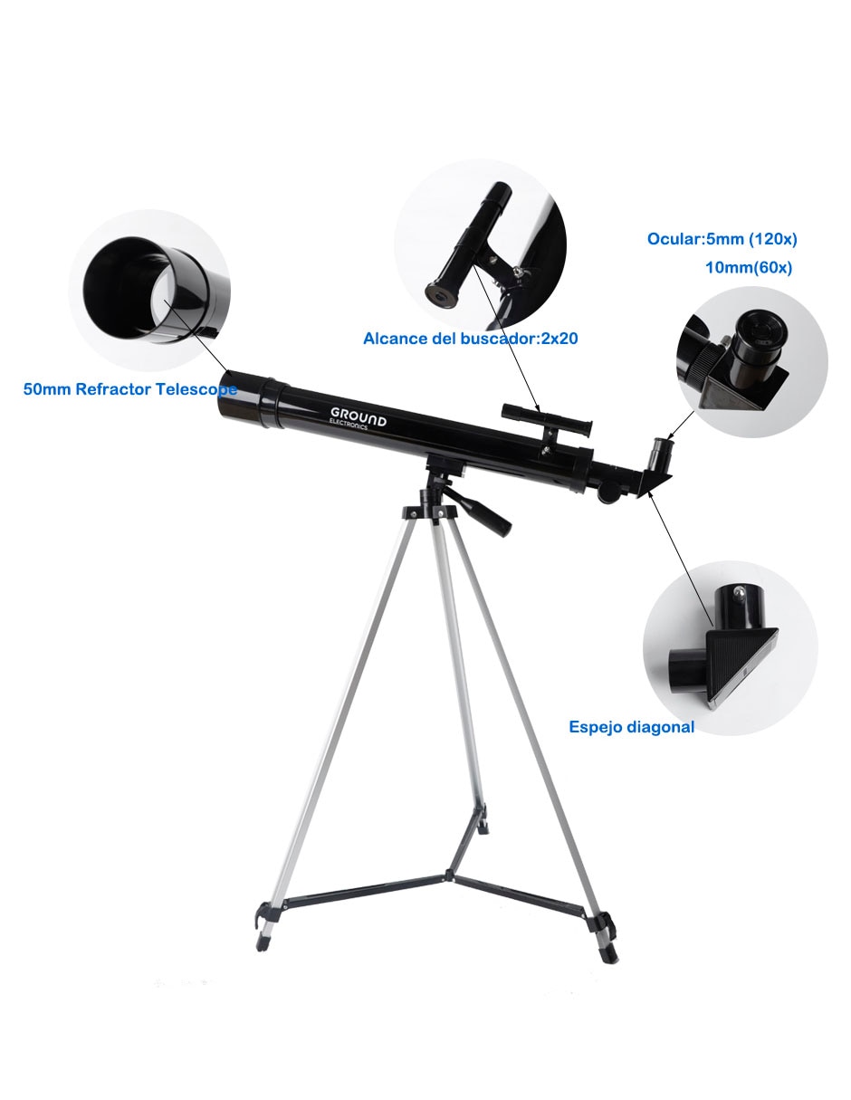 Set telescopio refractor 22010 7