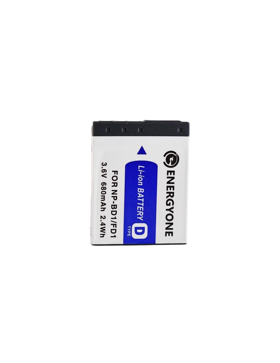 Batería recargable 600 mAh e1-bd1 / np-bd1 3