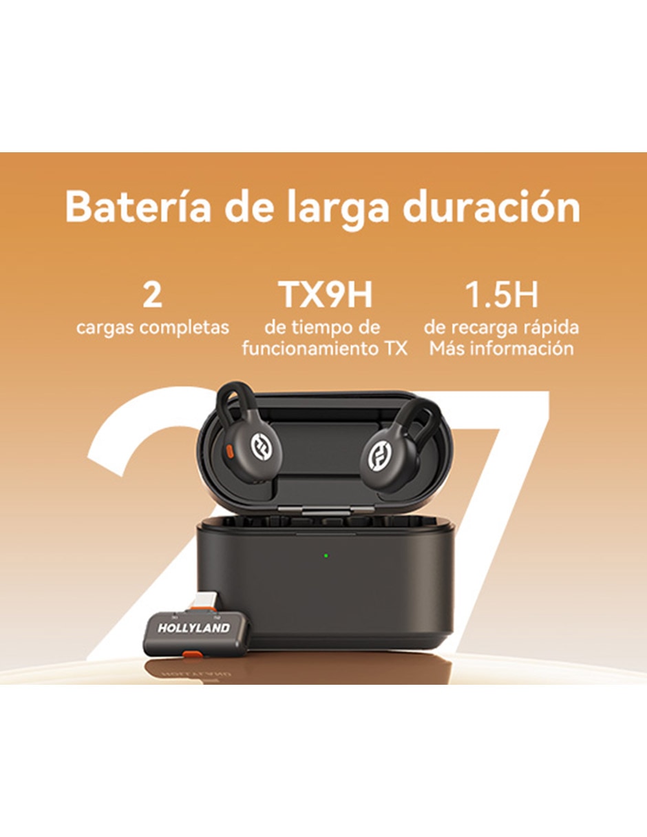 Micrófono Hollyland Lark M2S inalámbrica 13