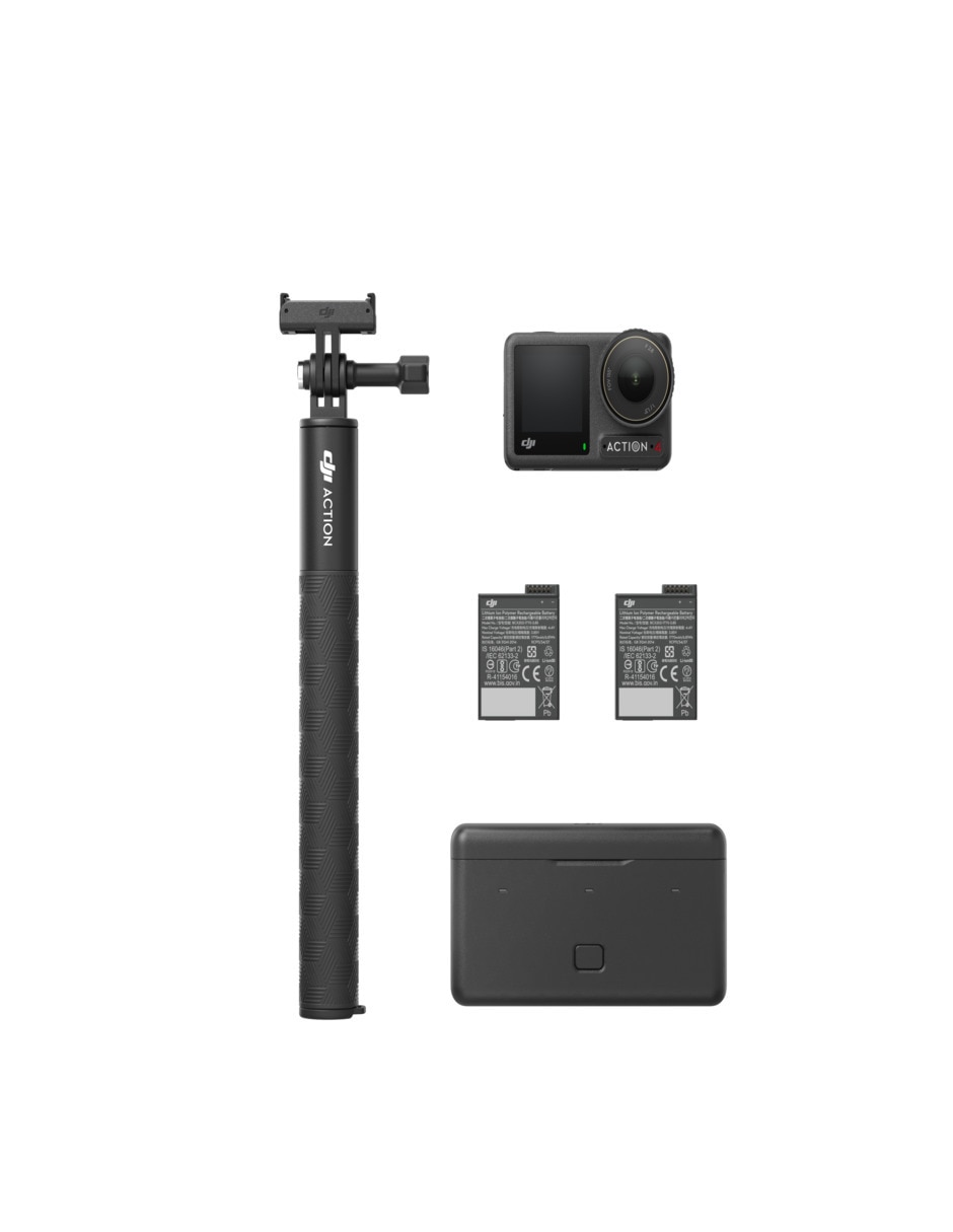 Cámara deportiva Osmo Action 4 Adventure Combo apertura f/2.8 4K/UHD 7