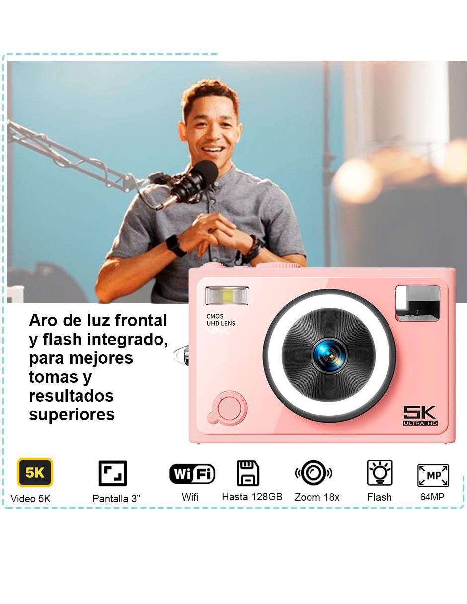 Cámara compacta básica modelo VD-F3L-R 64 megapíxeles 3