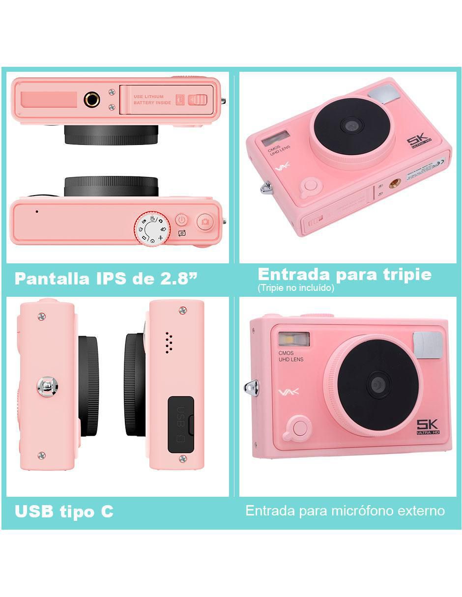Cámara compacta básica modelo VD-F3L-R 64 megapíxeles 5
