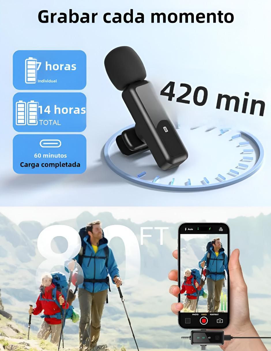 Micrófono portátil alámbrico xtllar3290 2