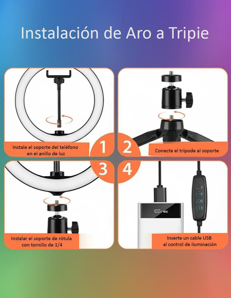 Aro de luz LATR002 7