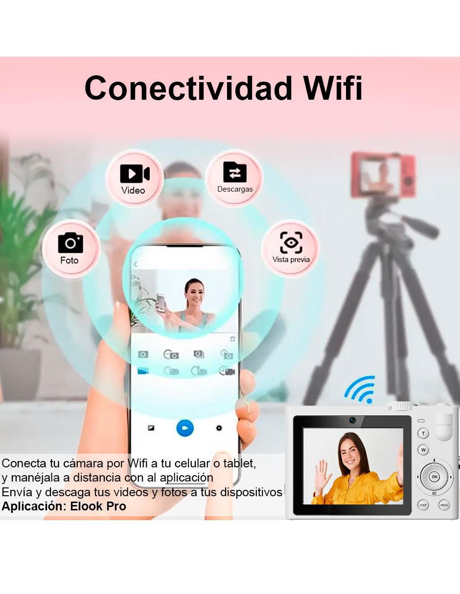 Cámara compacta básica modelo VD-F3L-B 64 megapíxeles 2
