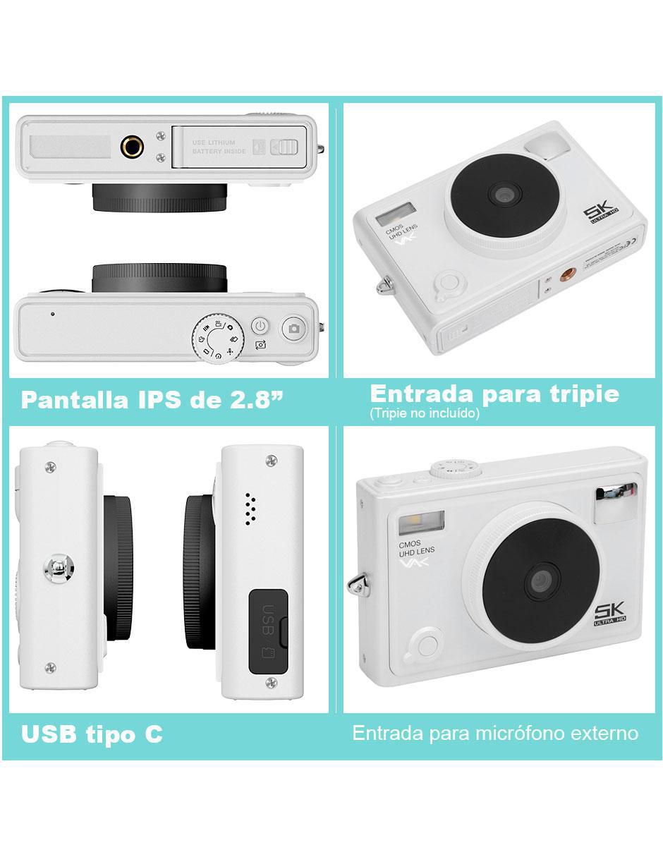 Cámara compacta básica modelo VD-F3L-B 64 megapíxeles 5
