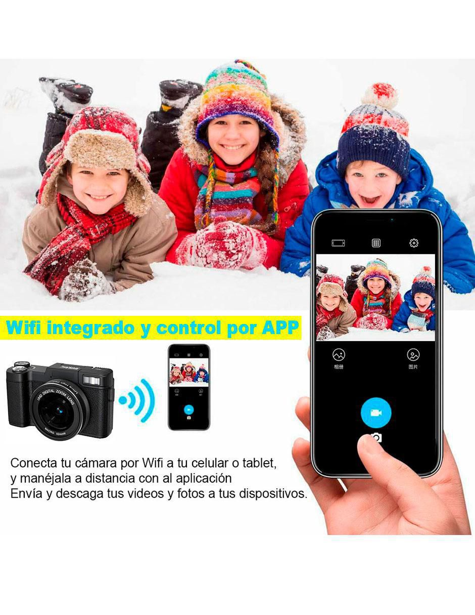 Cámara compacta básica modelo DR-3500 64 megapíxeles 2