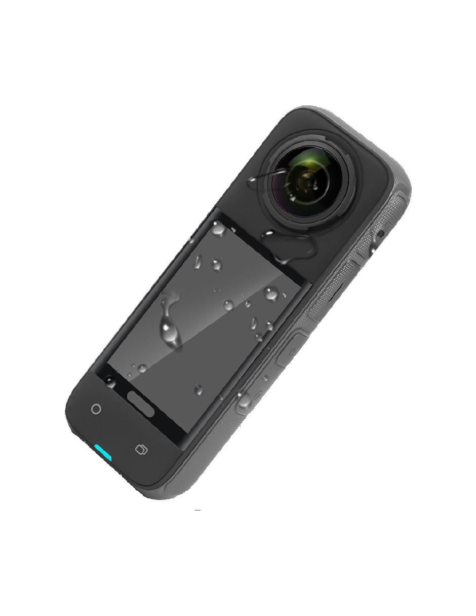 Tapa y protector lente  insta360 x4 y x5 cristal templado insta360 3
