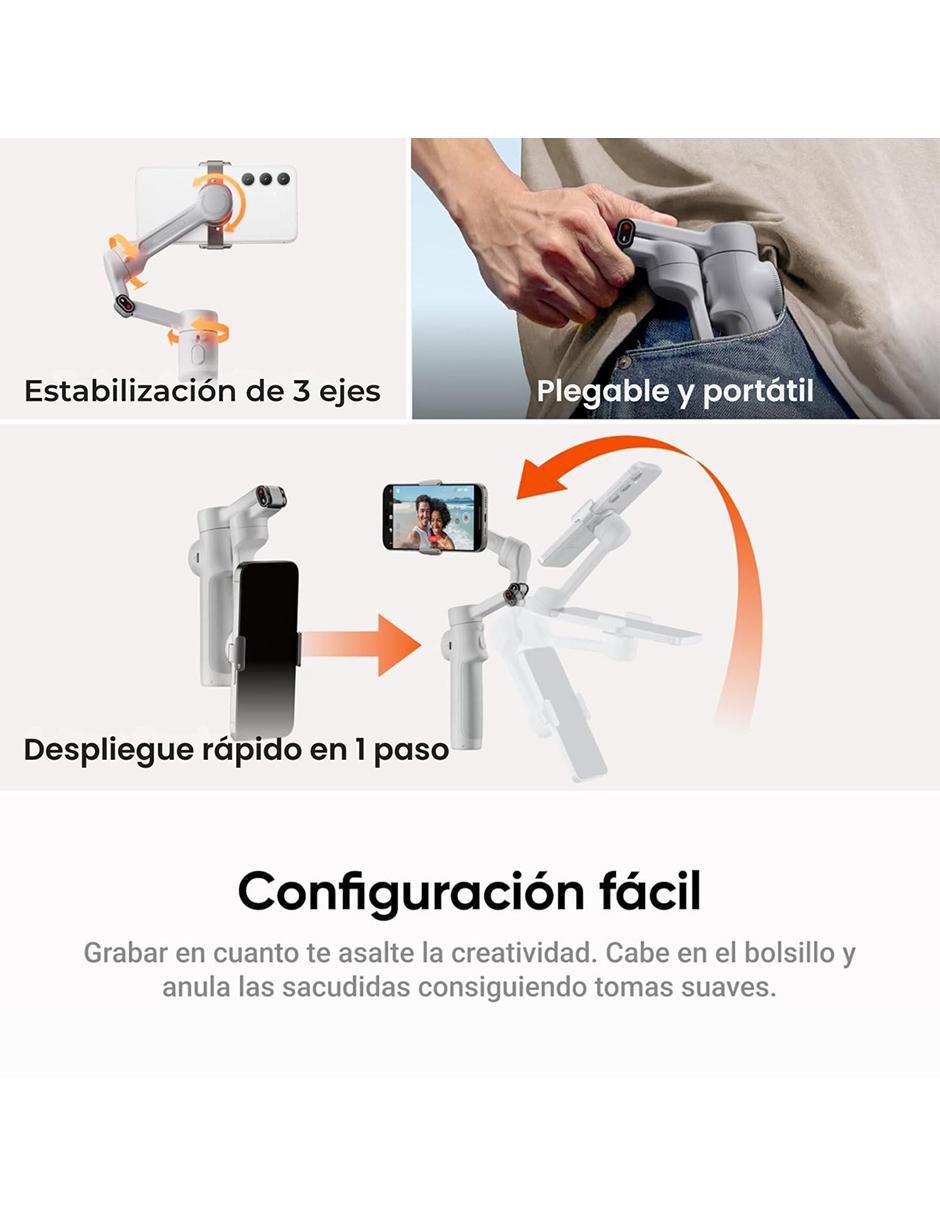 Estabilizador Smartphone modelo Flow 2 AI Tracker 6