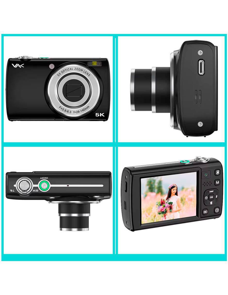 Cámara compacta básica modelo VD-408 64 megapíxeles 7
