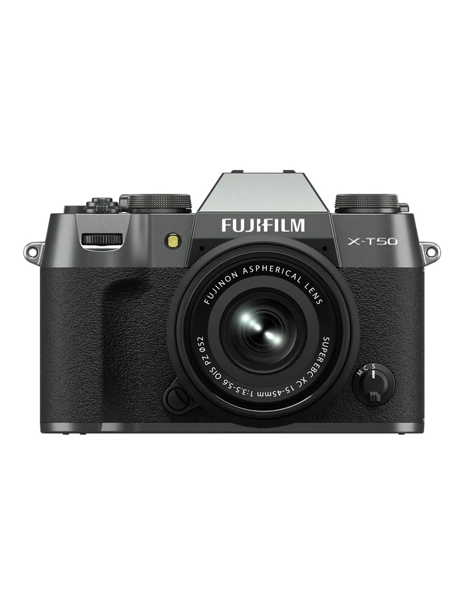 Kit cámara s/esp y acc modelo X-T50 + XC15-45mm con lente zoom f / 5.6